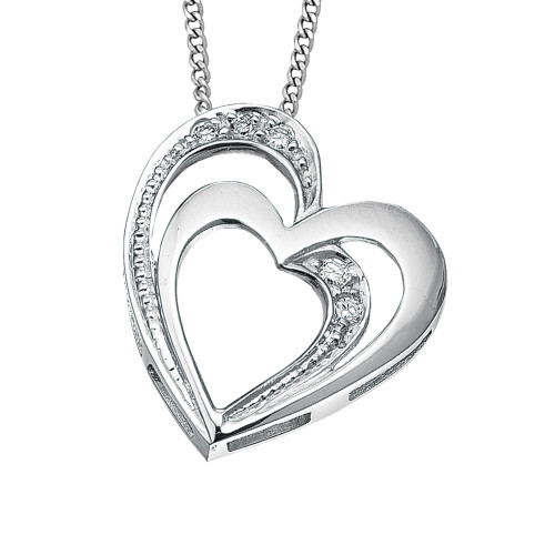 Pendentif coeur 10kt DD1280