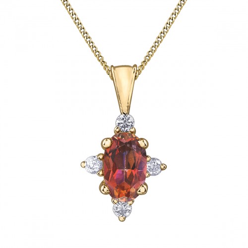 Sunrise Topaz Pendant DD7743