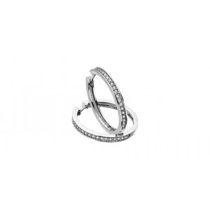 E2014W/15-10 earring à diamond