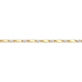 bracelet en or 10kt, AR60-33